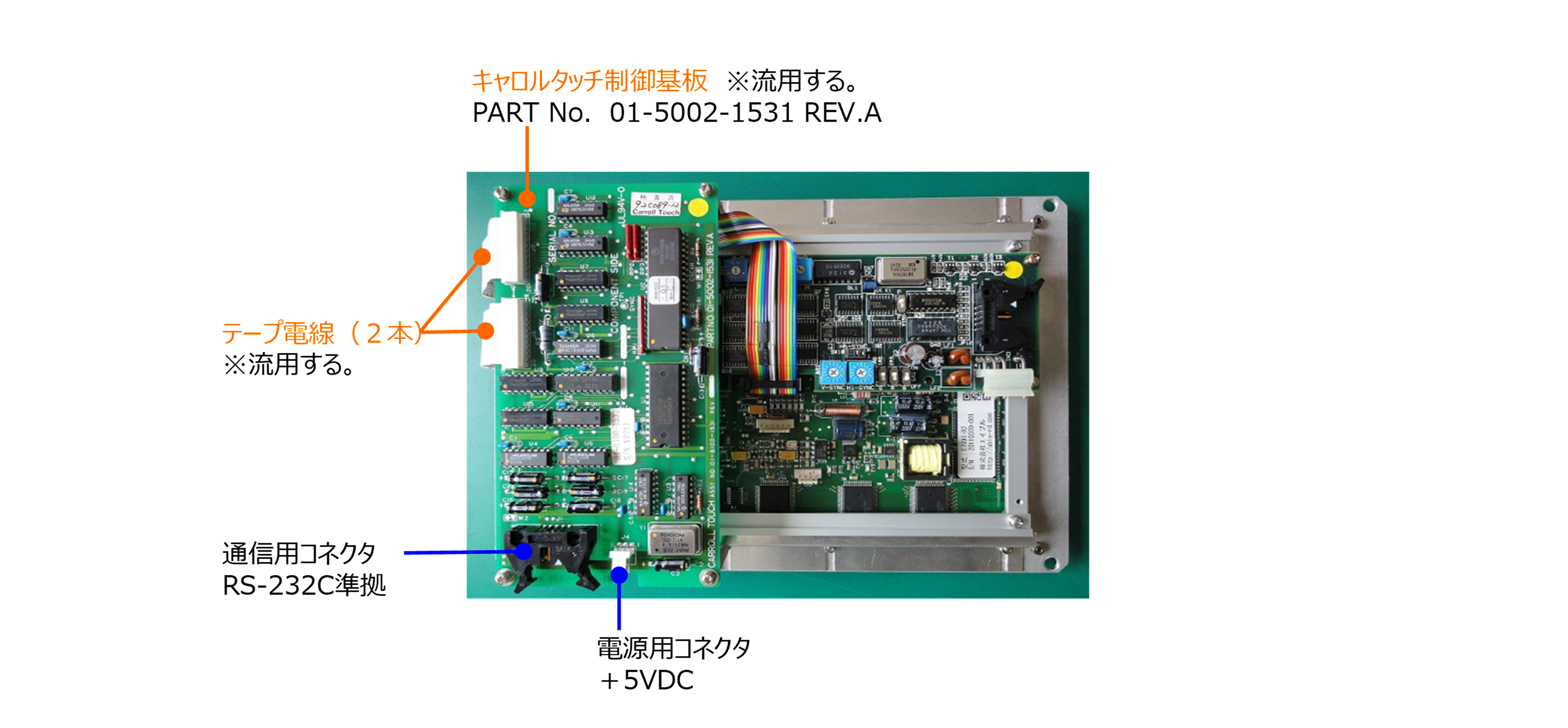 図3 キャロルタッチ制御基板